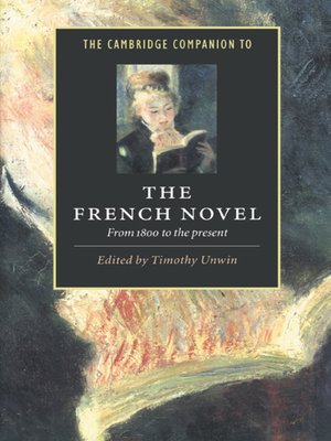 cover image of The Cambridge Companion to the French Novel